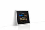 Momentum of Ambition motivational canvas print, gallery-wrapped, ready to hang
