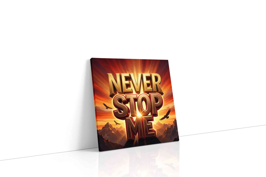 Rise of the Unyielding Spirit motivational canvas print, gallery-wrapped, ready to hang