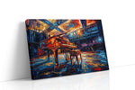 Harmonies of Light music canvas print gallery-wrapped landscape canvas studio shot