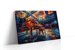 Harmonies of Light music canvas print, gallery-wrapped, ready to hang