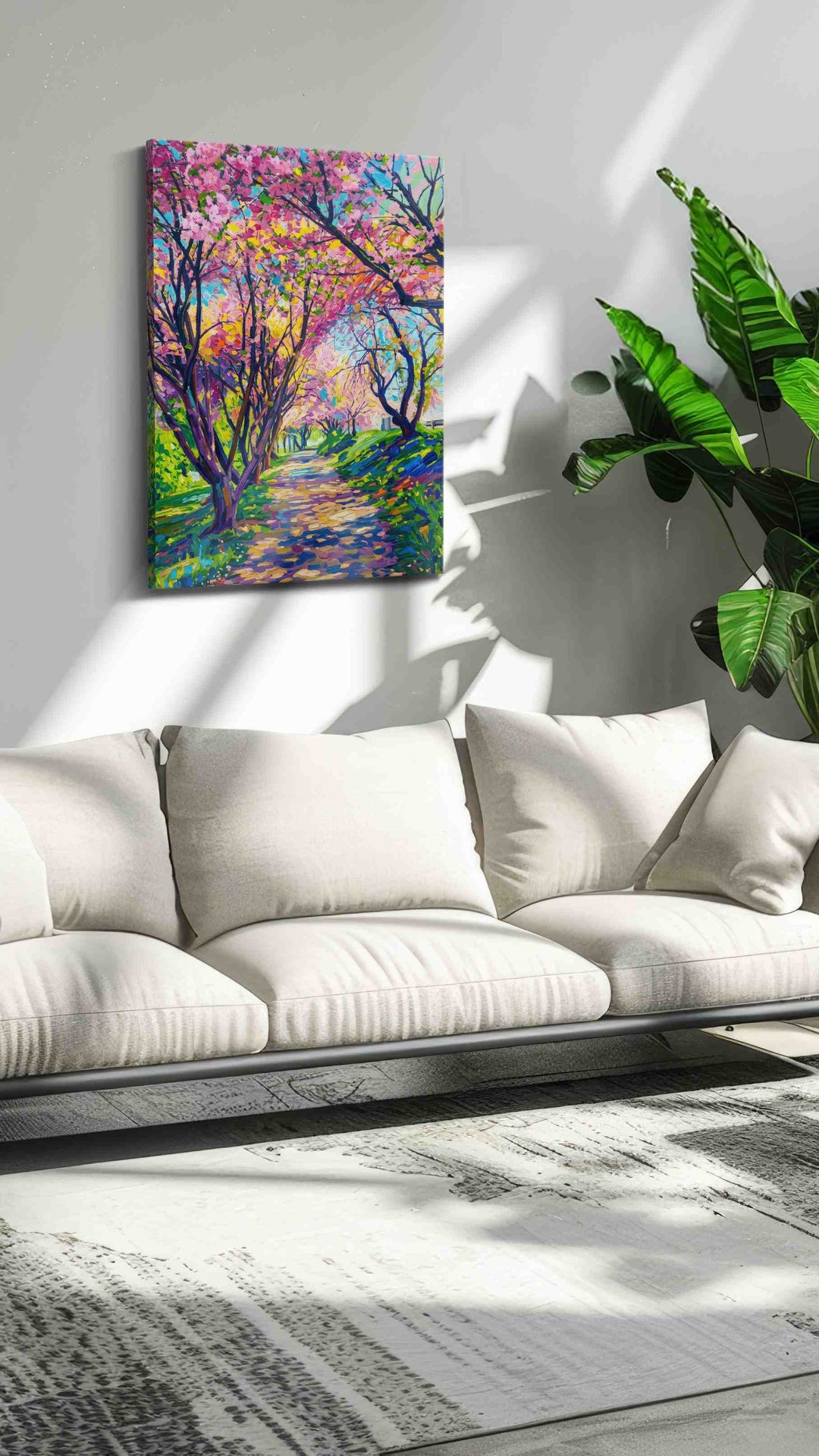 Blossoms of Joy - Spring, Spring Wall Art, Seasonal Canvas Print, Fresh Decor