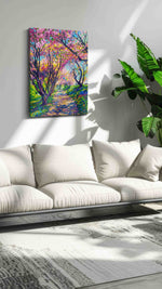 Blossoms of Joy - Spring, Spring Wall Art, Seasonal Canvas Print, Fresh Decor