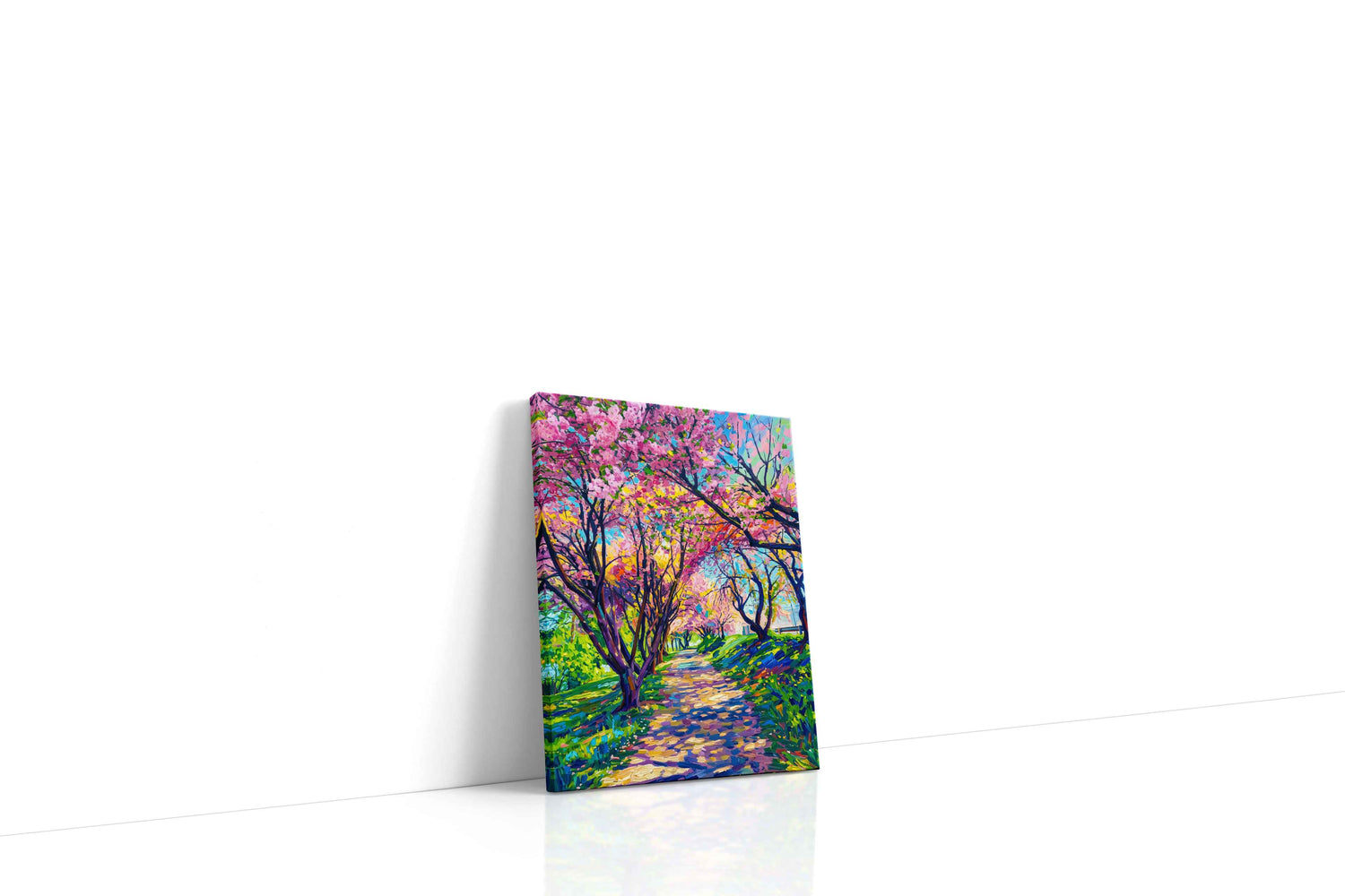 Blossoms of Joy nature canvas print, gallery-wrapped, ready to hang