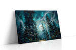Enchanted Forest Glow fantasy canvas print gallery-wrapped landscape canvas studio shot