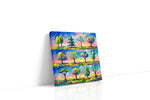 Symphony of Seasons spring canvas print gallery-wrapped square canvas studio shot