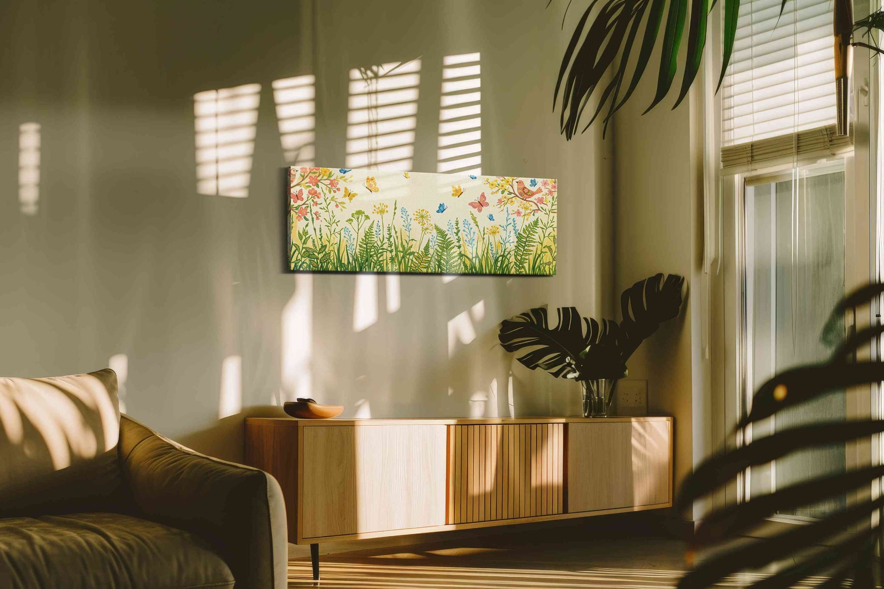 Whispers of Spring Serenade spring canvas print, hanging on wall