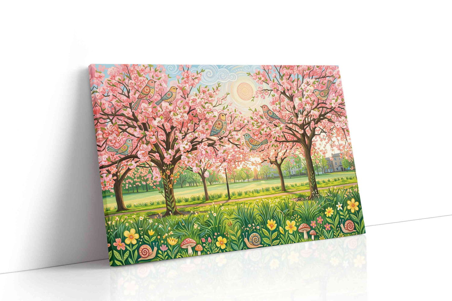 Whispers of Spring Symphony spring canvas print, gallery-wrapped, ready to hang