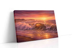 Ember Waves of Harmony beach canvas print gallery-wrapped landscape canvas studio shot