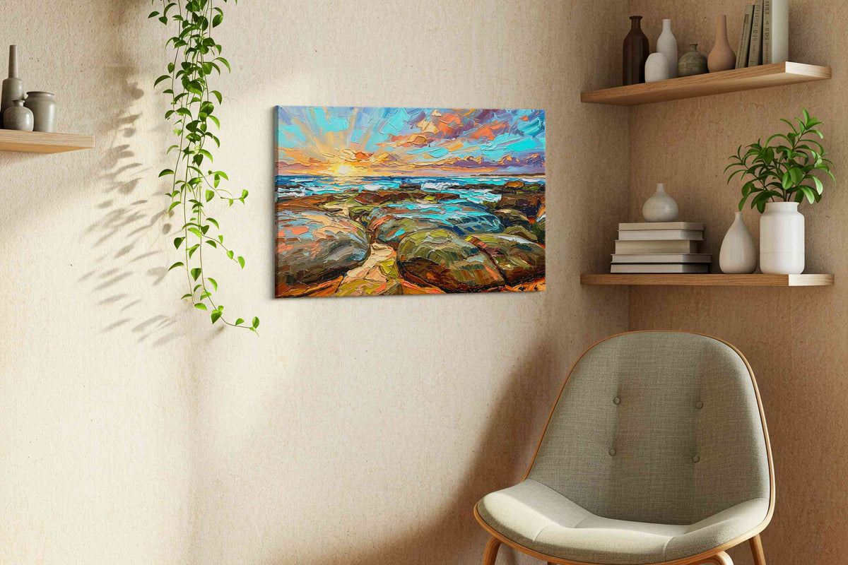 Eternal Coastal Symphony - Beach, Beach Wall Art, Coastal Canvas Print, Tropical Decor