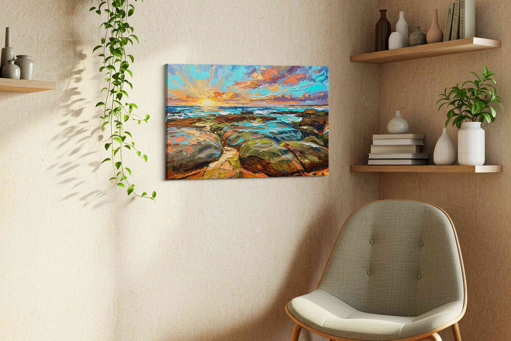 Eternal Coastal Symphony - Beach, Beach Wall Art, Coastal Canvas Print, Tropical Decor