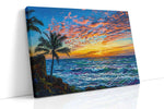 Eternal Oceanic Twilight - Coastal Wall Art, Ocean Canvas Print, Beach House Decor