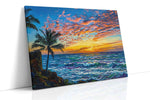 Eternal Oceanic Twilight ocean canvas print, gallery-wrapped, ready to hang