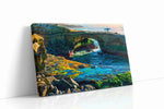 Surf's Edge Dreamscape ocean canvas print gallery-wrapped landscape canvas studio shot