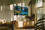 Surf's Edge Dreamscape - Coastal Wall Art, Ocean Canvas Print, Beach House Decor