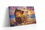 Treasure of the Endless Horizon fortune canvas print gallery-wrapped landscape canvas studio shot