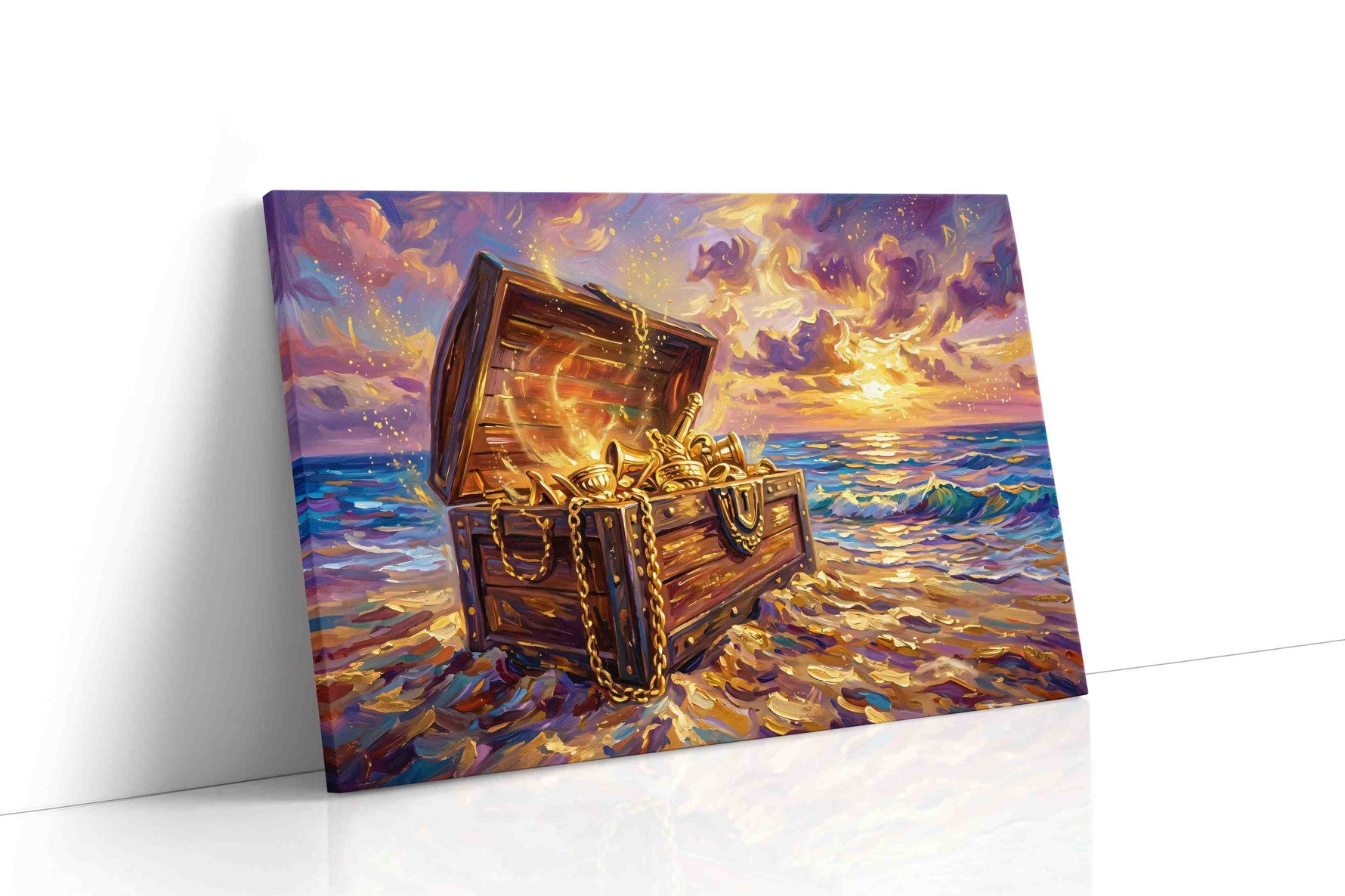 Treasure of the Endless Horizon fortune canvas print, gallery-wrapped, ready to hang