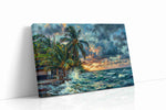 Tropical Storm Symphony ocean canvas print gallery-wrapped landscape canvas studio shot