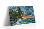 Tropical Storm Symphony ocean canvas print, gallery-wrapped, ready to hang