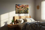 Eagle's Valor - Patriotic Wall Art, American Flag Canvas, USA Decor