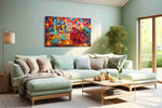 Celebration of Romance romance canvas print, hanging on wall