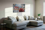 Ethereal Evening Toast romance canvas print in a living room scene