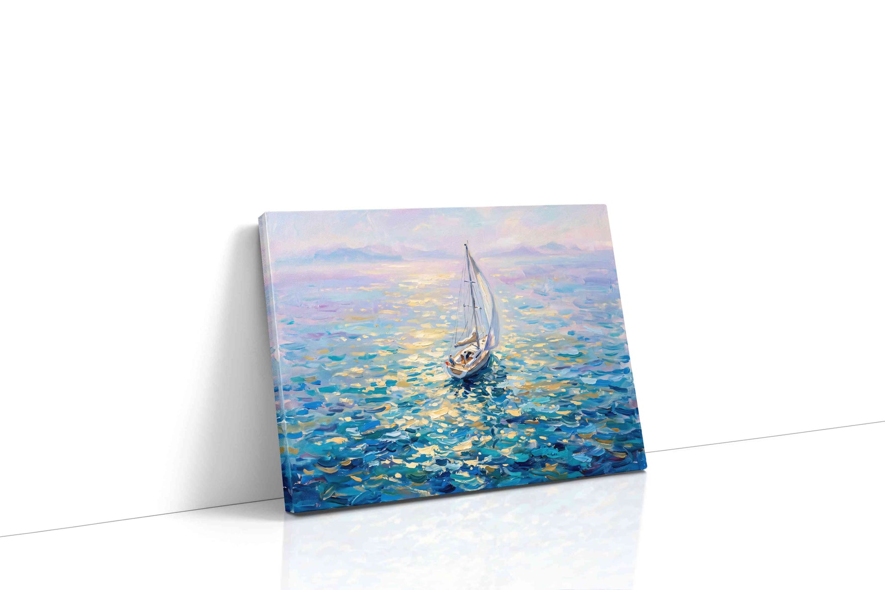 Serenade of the Sea Breeze sailing canvas print gallery-wrapped landscape canvas studio shot