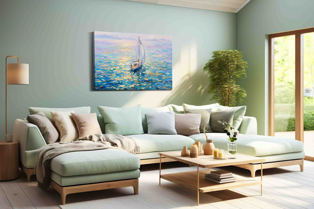 Serenade of the Sea Breeze - Nautical Wall Art, Sailing Canvas Print, Maritime Decor