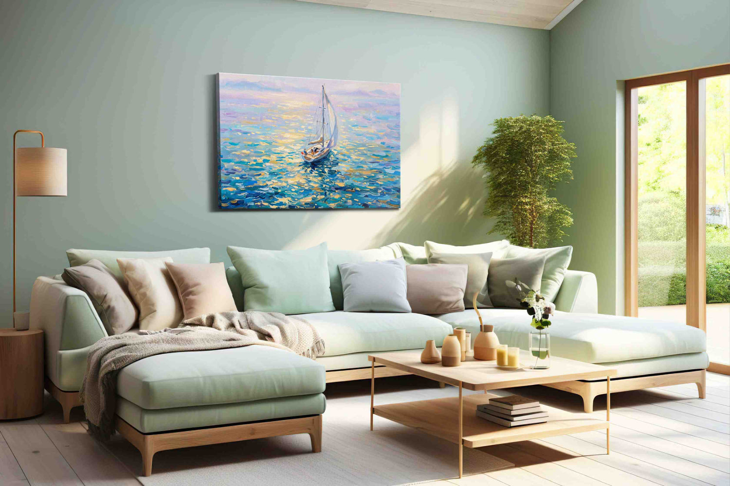Serenade of the Sea Breeze - Nautical Wall Art, Sailing Canvas Print, Maritime Decor