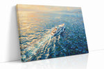 Voyage Into Serenity sailing canvas print, gallery-wrapped, ready to hang