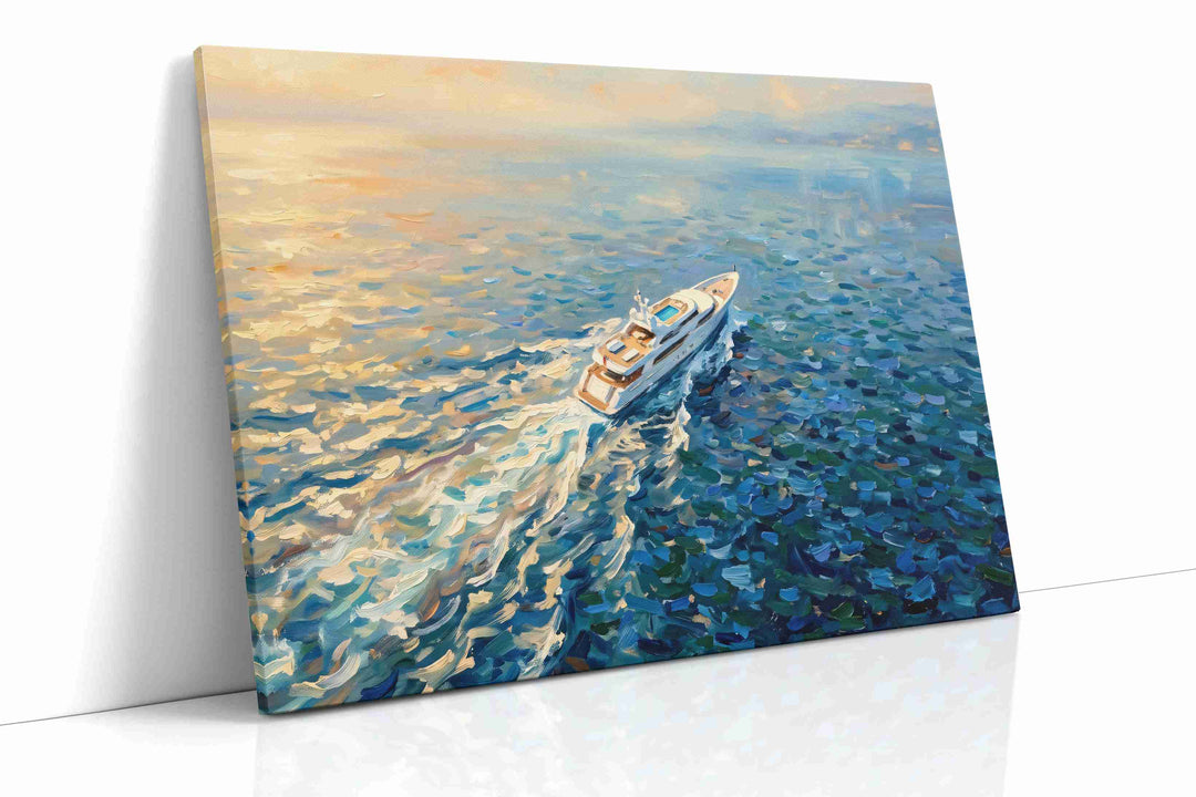 Voyage Into Serenity - Nautical Wall Art, Sailing Canvas Print, Maritime Decor