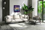 Galactic Timekeeper motivational canvas print, on wall, lifestyle preview
