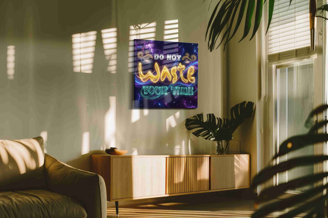 Galactic Timekeeper - Motivational, Motivational Wall Art, Inspirational Canvas Print, Office Decor
