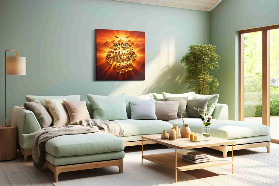 Radiant Resilience - Motivational, Motivational Wall Art, Inspirational Canvas Print, Office Decor