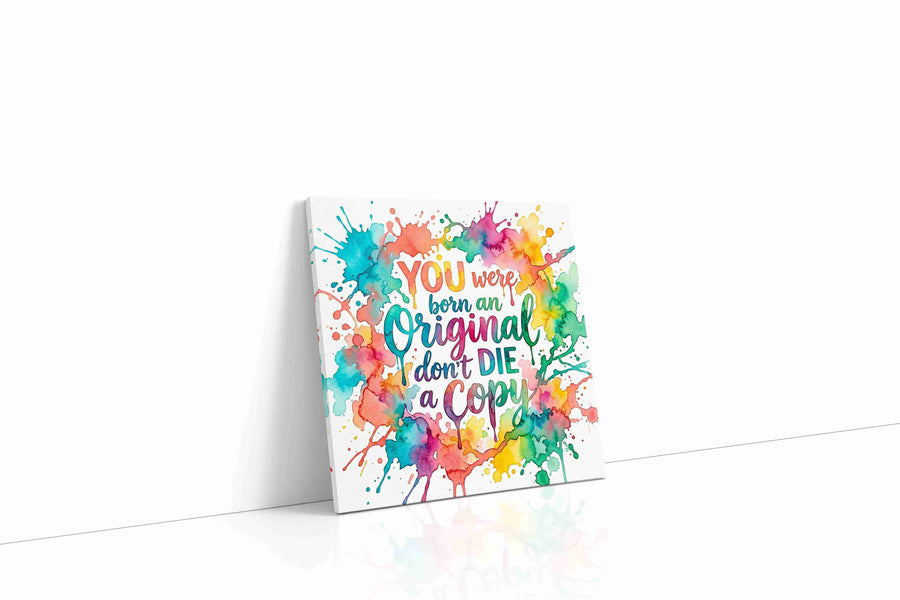 Vibrant Original Soul motivational canvas print, gallery-wrapped, ready to hang