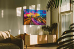 Neon Symphony - Modern, Modern Wall Art, Contemporary Canvas Print, Minimalist Decor