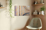 Timeless Echoes of Architecture geometric canvas print, hanging on wall — view 2