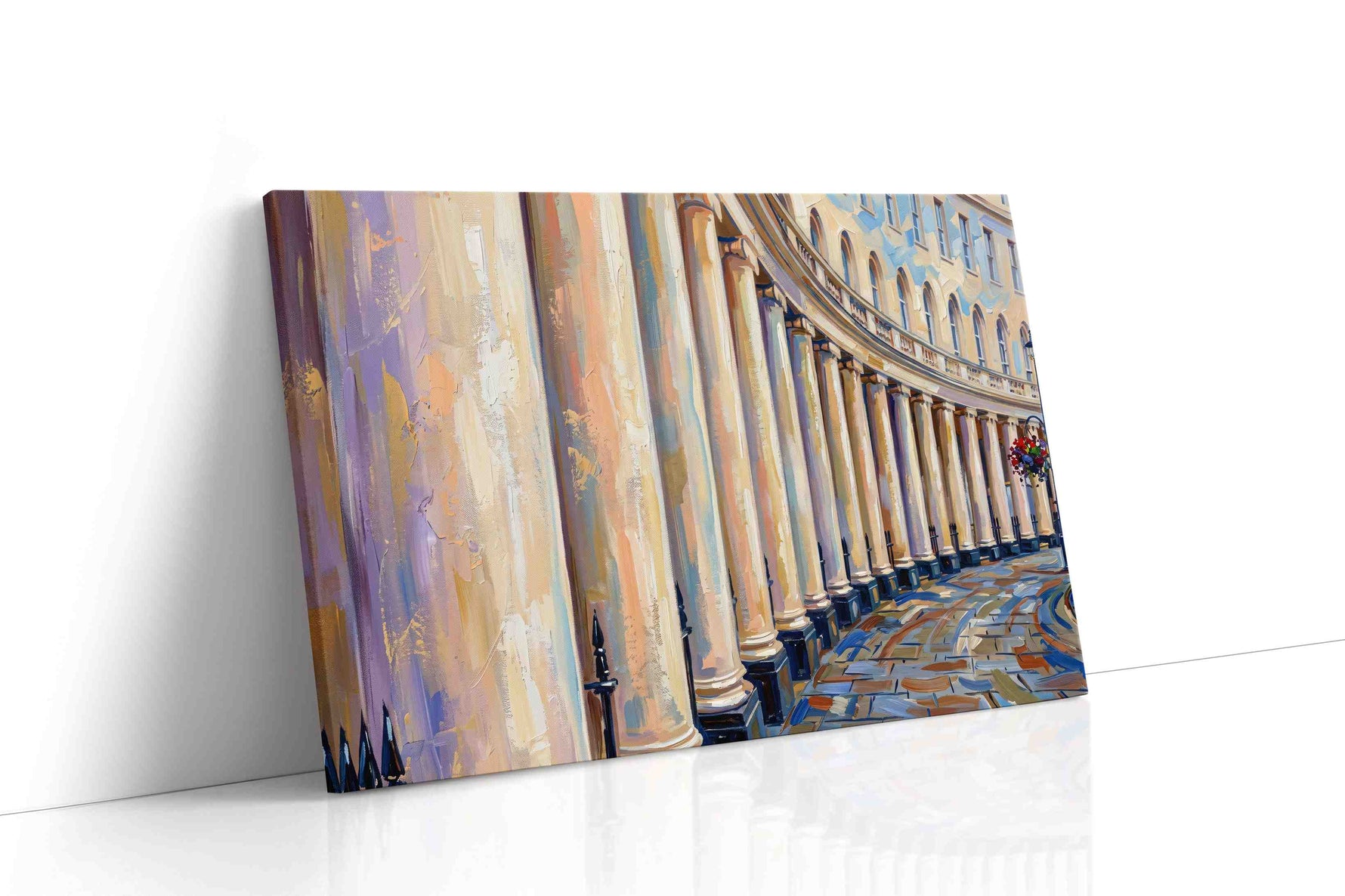 Timeless Echoes of Architecture geometric canvas print, gallery-wrapped, ready to hang