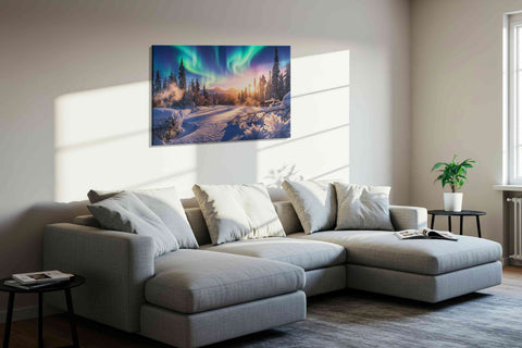 Aurora's Winter Embrace