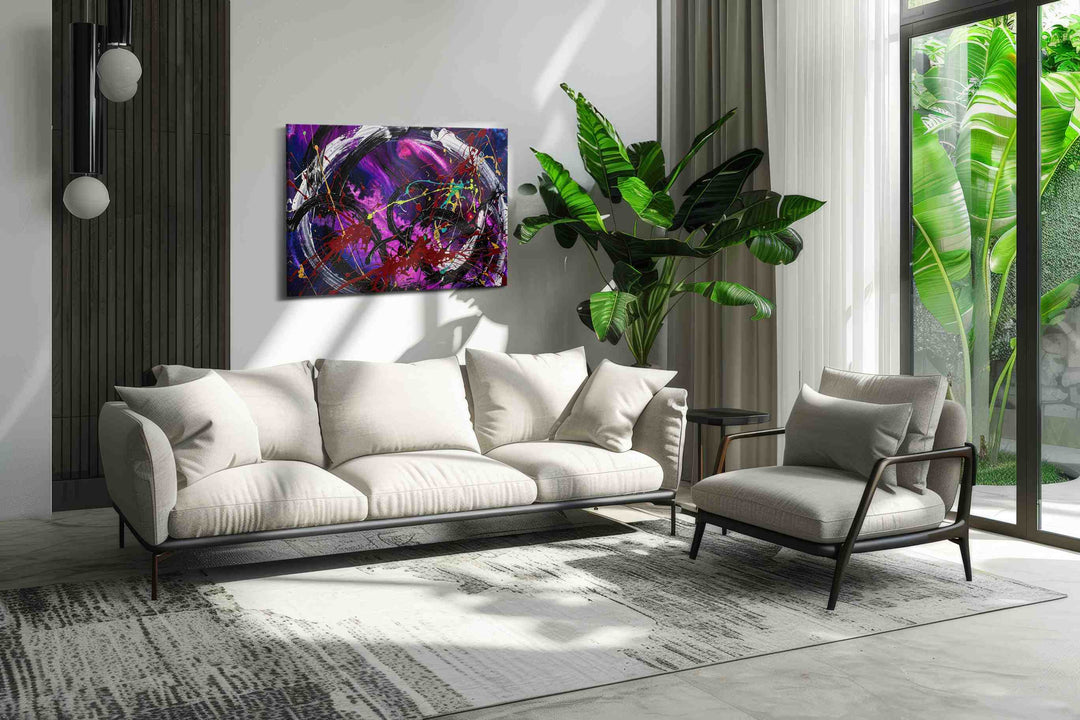 Celestial Chaos Symphony - Abstract Art, Modern Wall Art, Contemporary Canvas Art