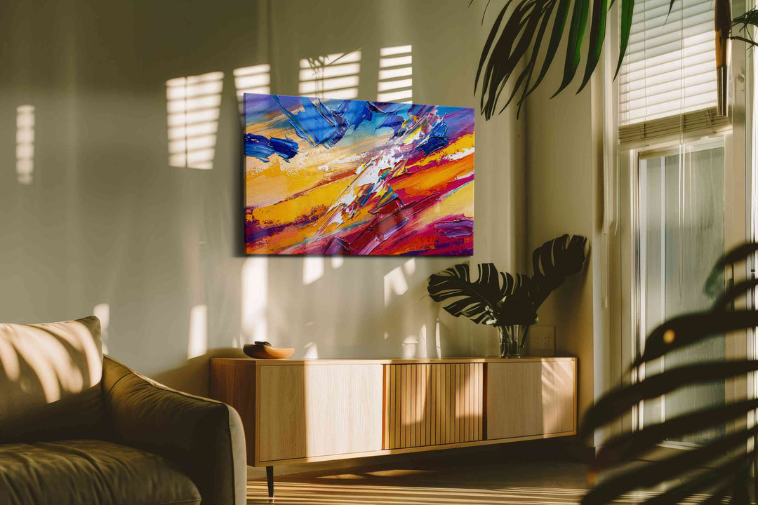Celestial Symphony Burst - Abstract Art, Modern Wall Art, Contemporary Canvas Art