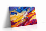 Celestial Symphony Burst abstract canvas print gallery-wrapped landscape canvas studio shot