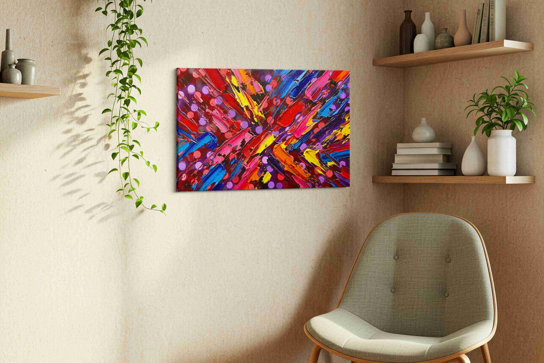 Cosmic Pulse of Vibrant Dreams - Abstract Art, Modern Wall Art, Contemporary Canvas Art