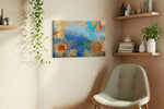 Ebb and Flow of Liquid Dreams abstract canvas print, hanging on wall — view 3