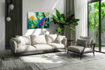 Ethereal Geometric Reverie - Abstract Art, Modern Wall Art, Contemporary Canvas Art