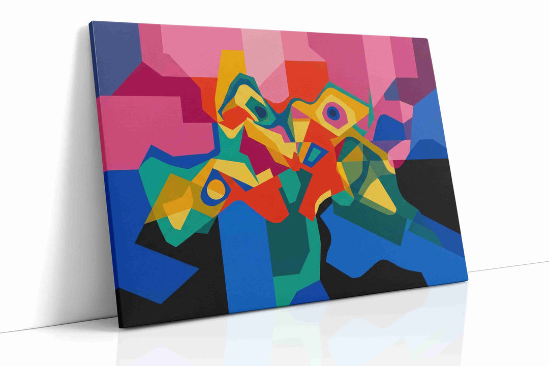 Kaleidoscope Harmony - Abstract Art, Modern Wall Art, Contemporary Canvas Art