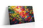 Luminescent Forest Rhapsody abstract canvas print gallery-wrapped landscape canvas studio shot