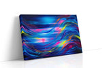 Luminous Currents of Emotion abstract canvas print, gallery-wrapped, ready to hang