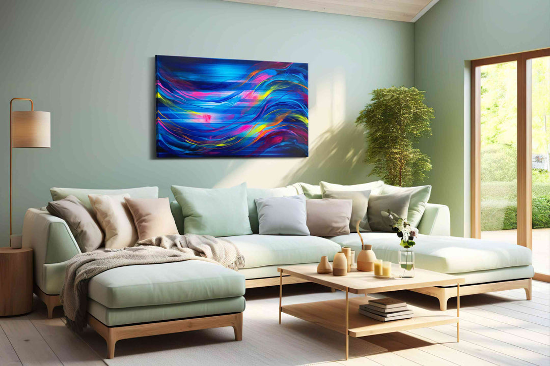 Luminous Currents of Emotion - Abstract Art, Modern Wall Art, Contemporary Canvas Art
