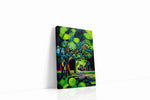 Prismatic Pathway to Serenity abstract canvas print gallery-wrapped portrait canvas studio shot