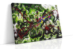 Verdant Chaos Symphony - Abstract Art, Modern Wall Art, Contemporary Canvas Art